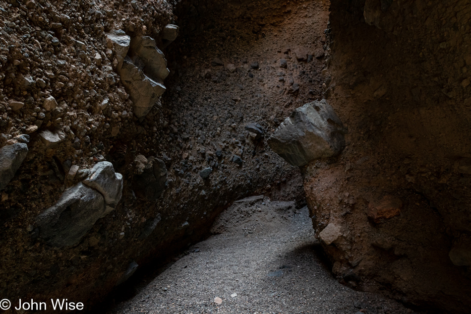 Sidewinder Canyon in Death Valley National Park, California