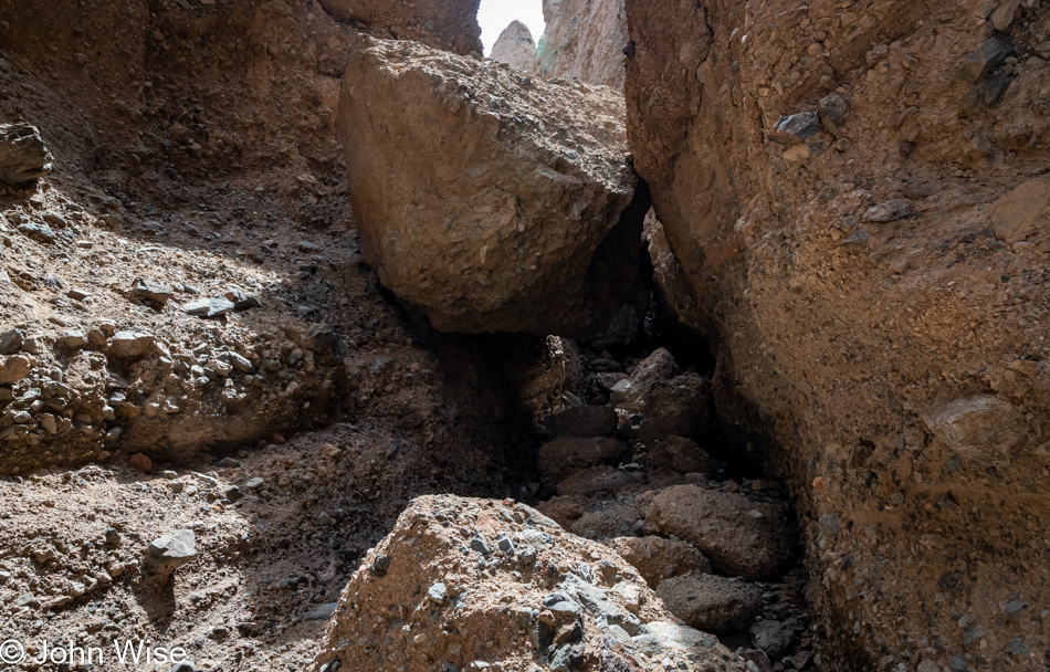 Sidewinder Canyon in Death Valley National Park, California