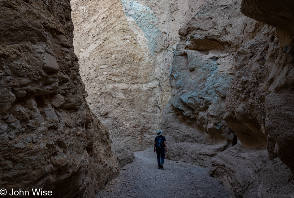 Caroline Wise at Desolation Canyon in Death Valley National Park, California