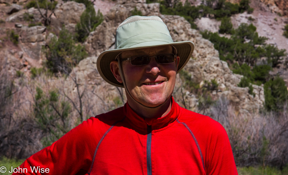 Willie Mather on the Yampa River in Dinosaur National Monument, Utah