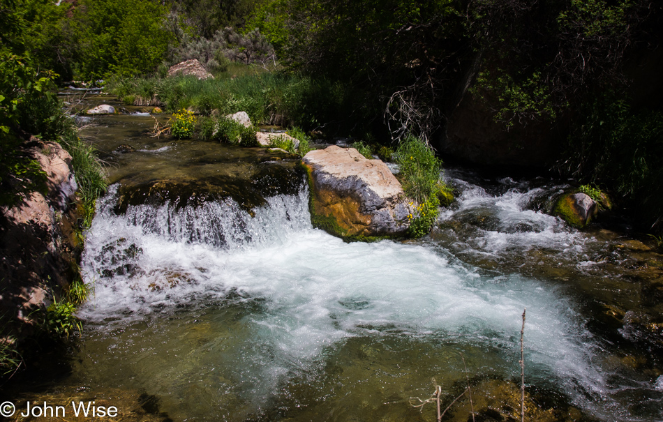 Hiking off the Yampa River in Dinosaur National Monument, Utah