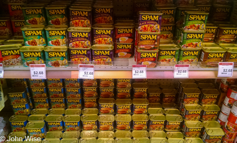 Spam in Little Tokyo Los Angeles, California