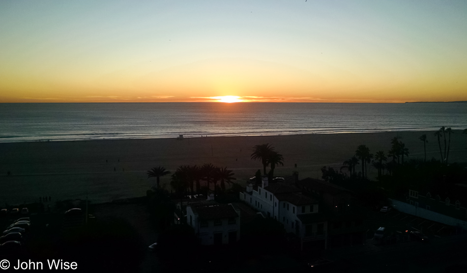 Santa Monica Beach in California