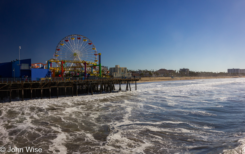 Santa Monica Pier in Los Angeles, California