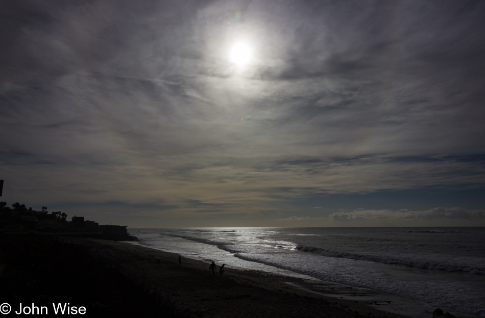 Somewhere on the Pacific Ocean in Southern California