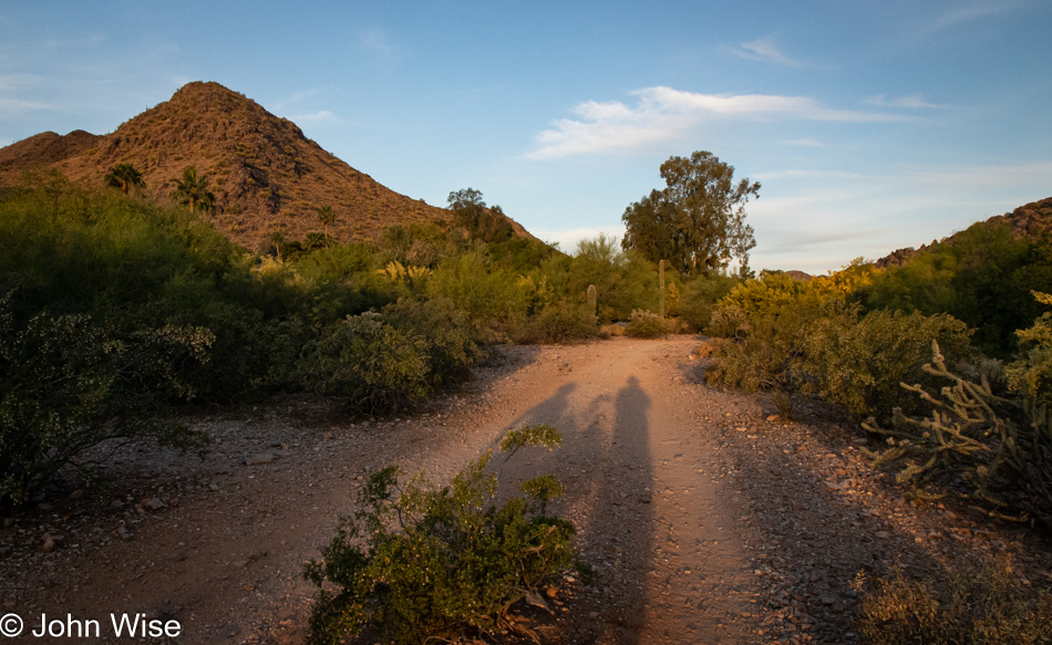 Trail 100 in the Phoenix Mountains Preserve, Arizona