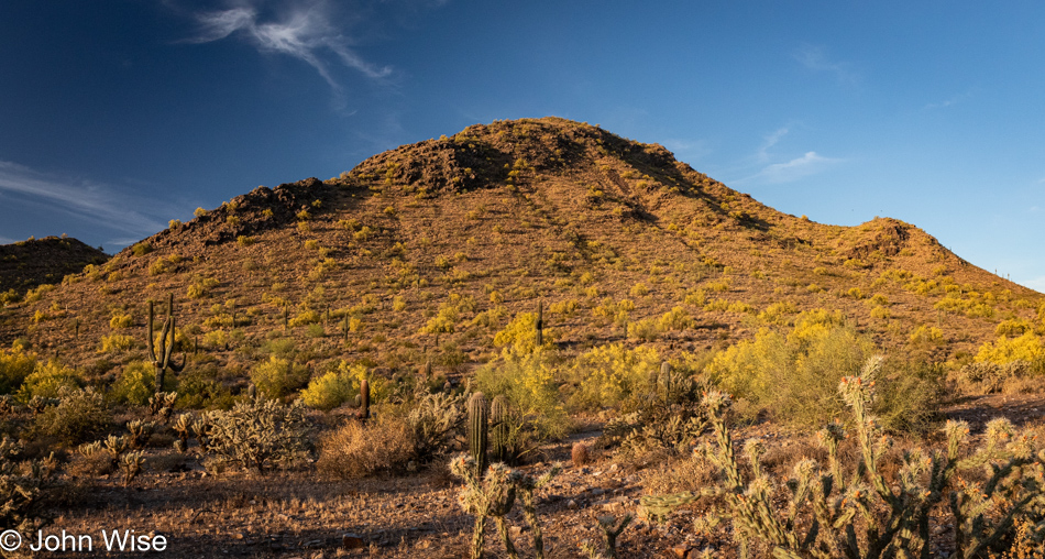 Trail 100 in the Phoenix Mountains Preserve, Arizona