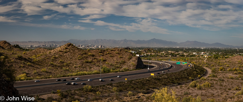 Trail 100 in the Phoenix Mountains Preserve, Arizona