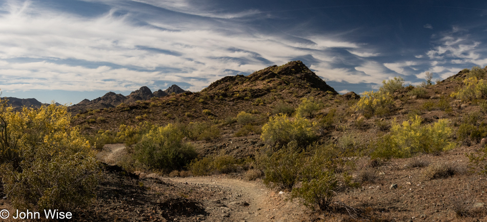 Trail 100 in the Phoenix Mountains Preserve, Arizona