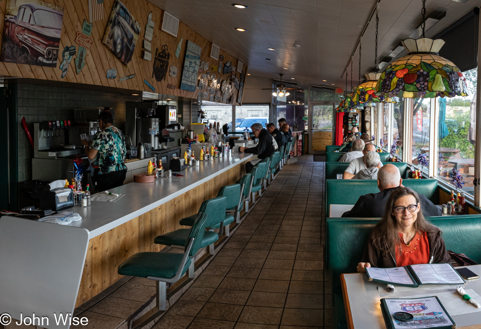 Kix on 66 Diner in Tucumcari, New Mexico