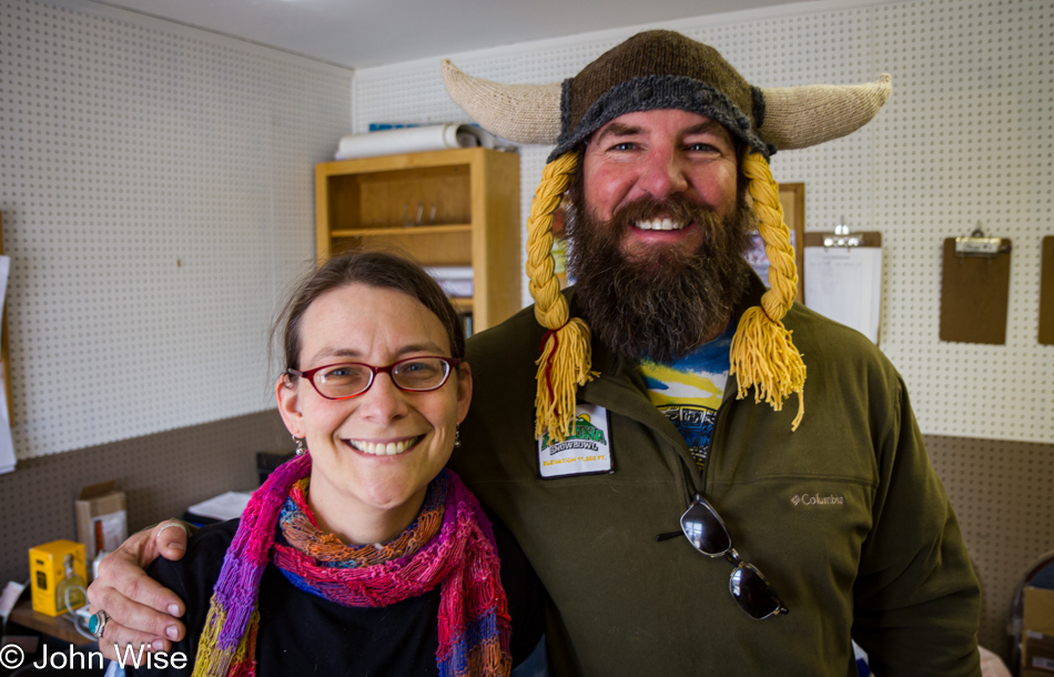 Caroline Wise and Steve Kenny at Oars in Flagstaff, Arizona