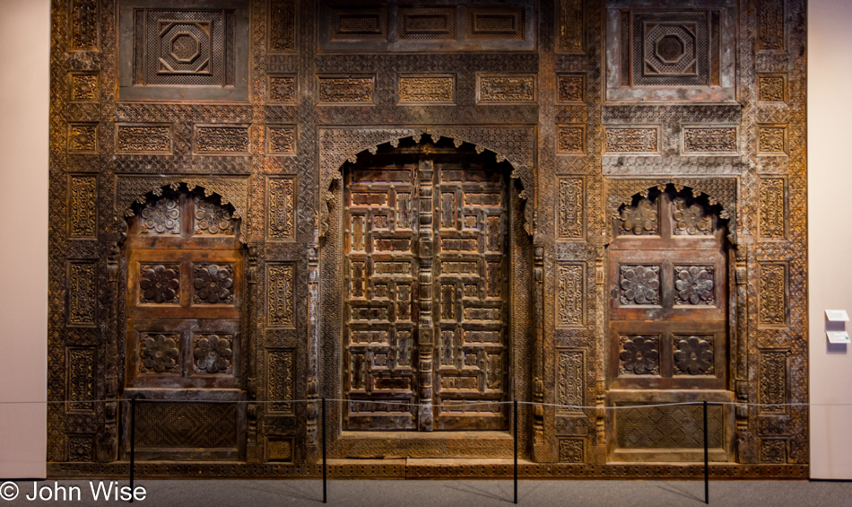 Section of Palace Facade from Pakistan at the Denver Art Museum in Denver, Colorado