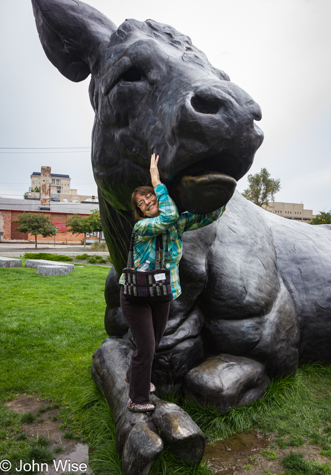 Caroline Wise at the Denver Art Museum in Denver, Colorado