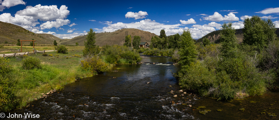 On the way to Rocky Mountain National Park in Colorado