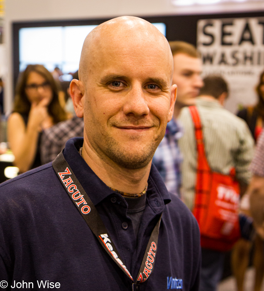 Director of Photography Tom Guilmette at NAB in Las Vegas, Nevada