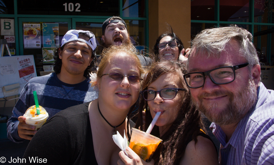 John Wise and employees of TimefireVR in Los Angeles, California