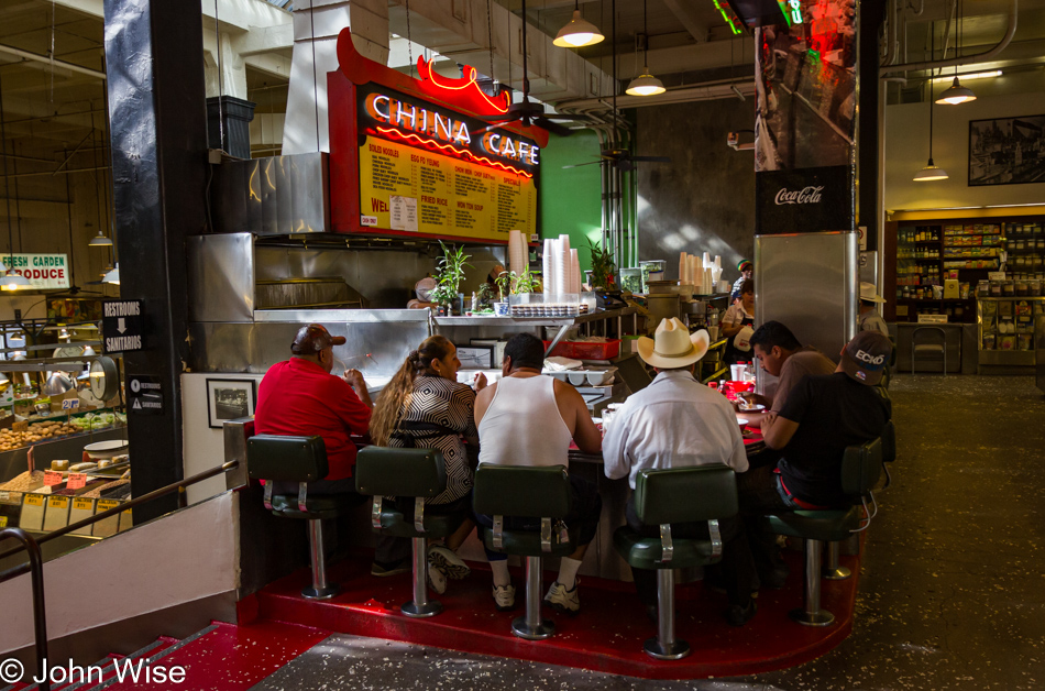 Grand Central Market in Los Angeles, California