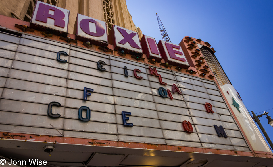Roxie Theater in Downtown Los Angeles, California