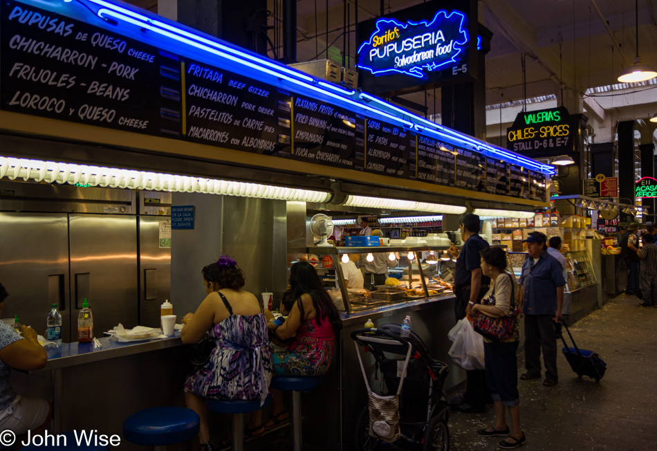 Grand Central Market in Los Angeles, California