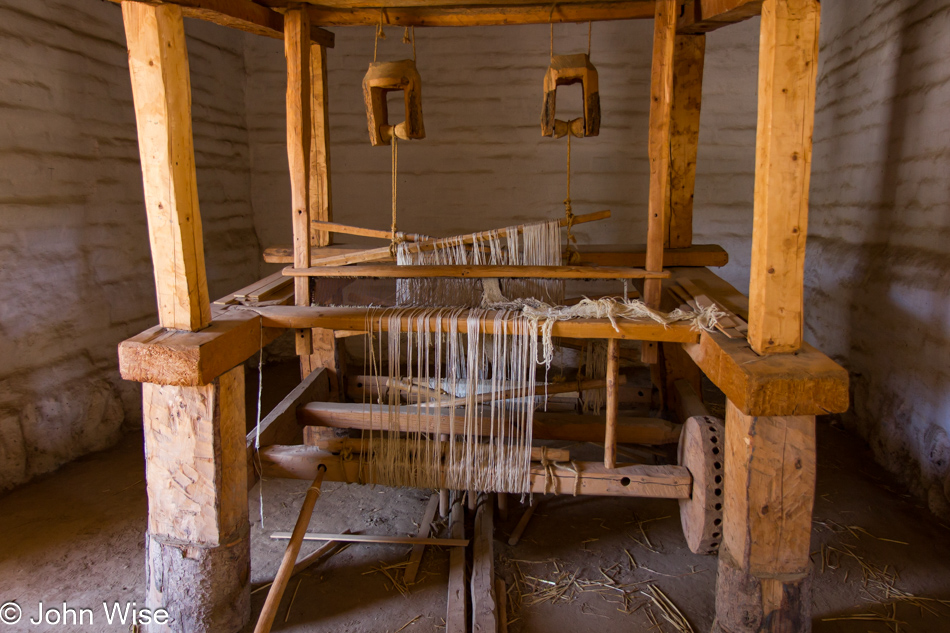 Loom at the Casa Covarrubias in Santa Barbara, California