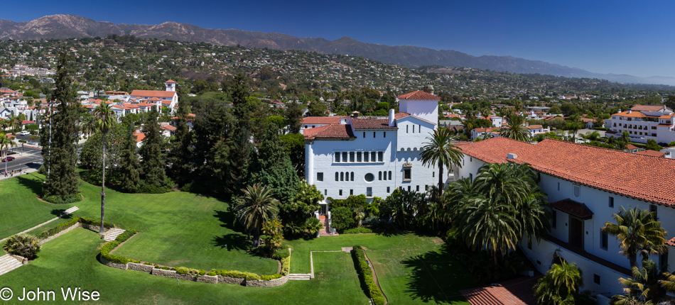 Courthouse in Santa Barbara, California