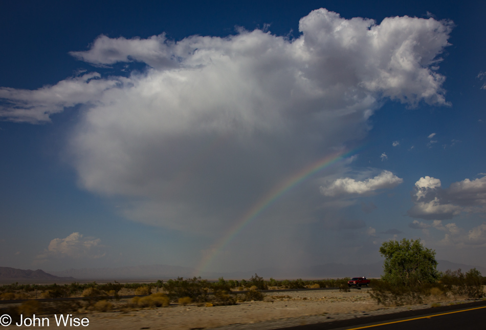 Rainbows over the California Desert