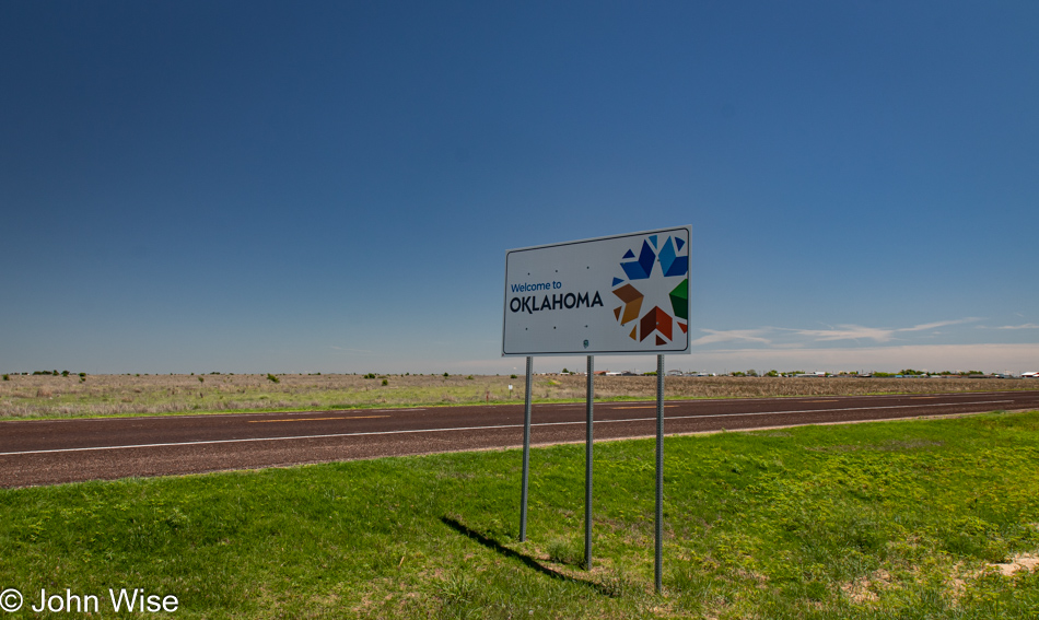 Oklahoma State Line on U.S. Route 83