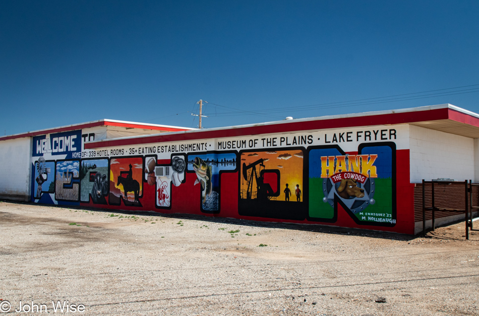 On U.S. Route 83 in Perryton, Texas