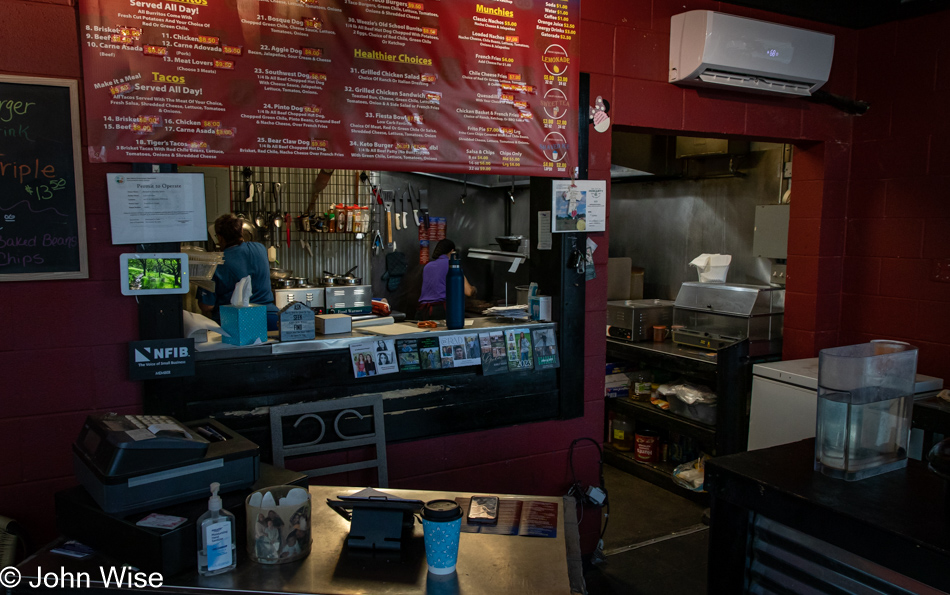 Lulu's Kitchen on Route 66 in Moriarty, New Mexico