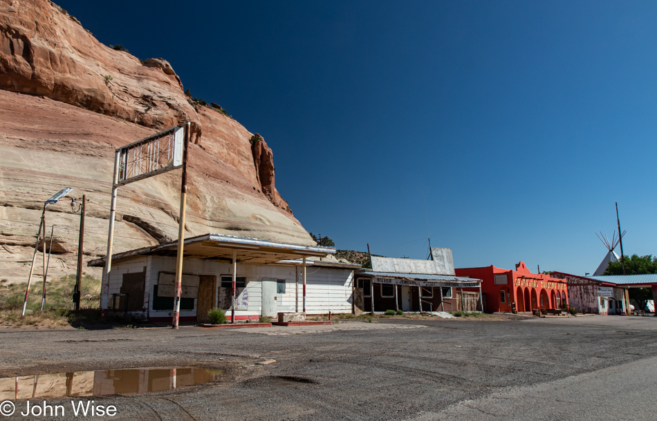 Native American Curio Shop on Interstate 40 at the New Mexico and Arizona State Line