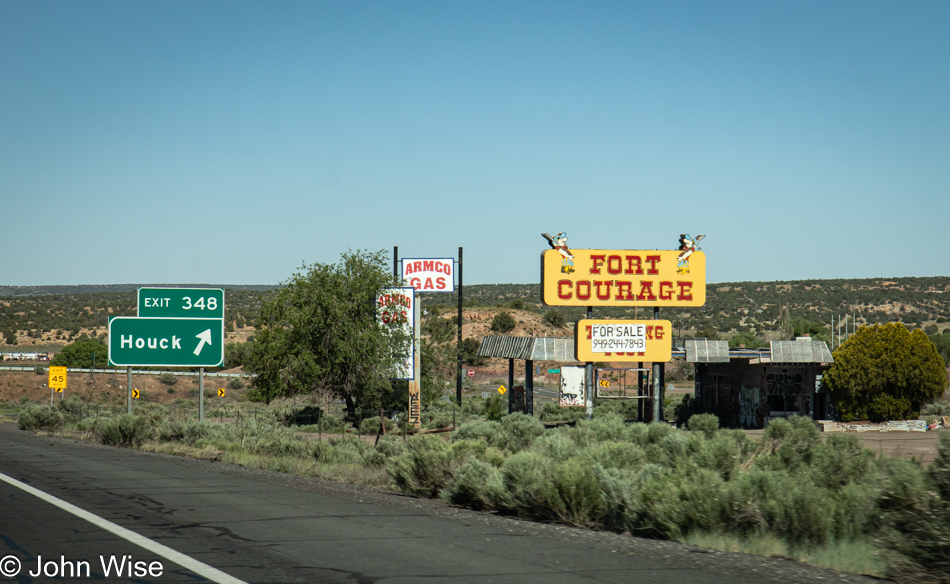 Native American Billboards along Interstate 40 in Arizona
