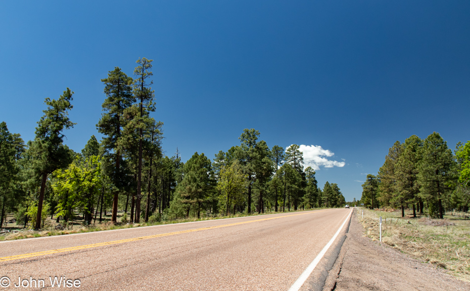 Arizona Route 260 between Heber and Payson, Arizona