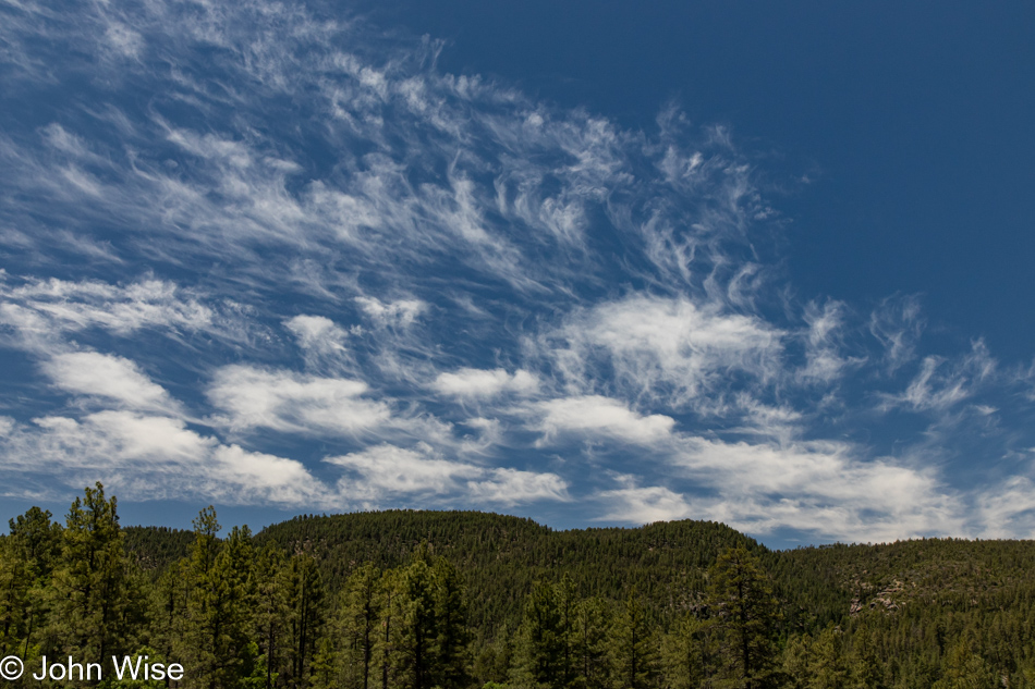 Arizona Route 260 between Heber and Payson, Arizona