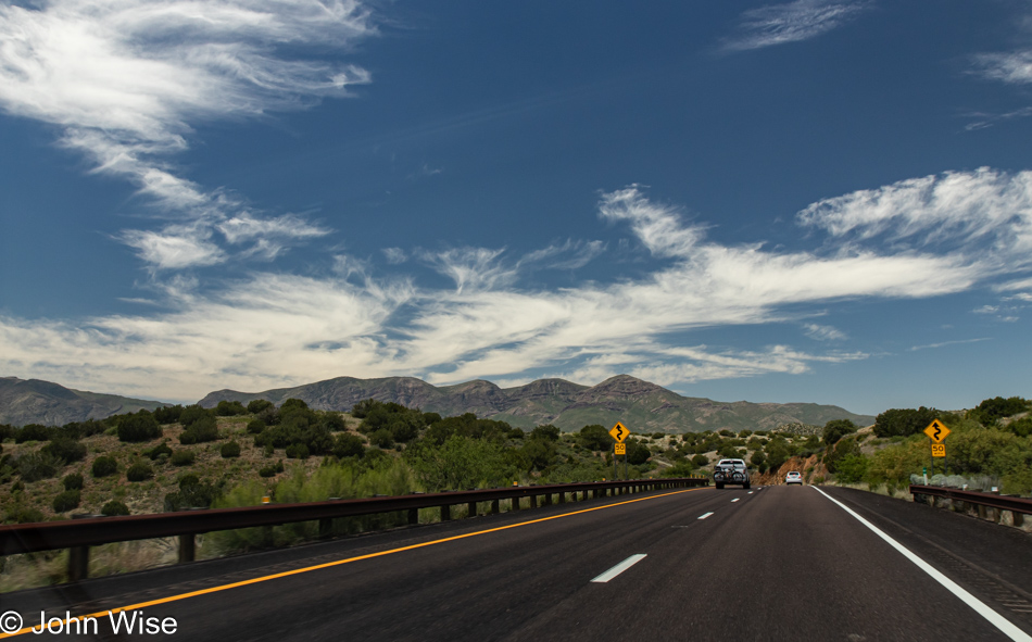 Arizona Route 87 south of Payson, Arizona