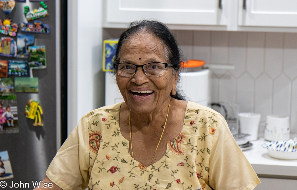 Sonal Patel's mother, known as Ba in Phoenix, Arizona