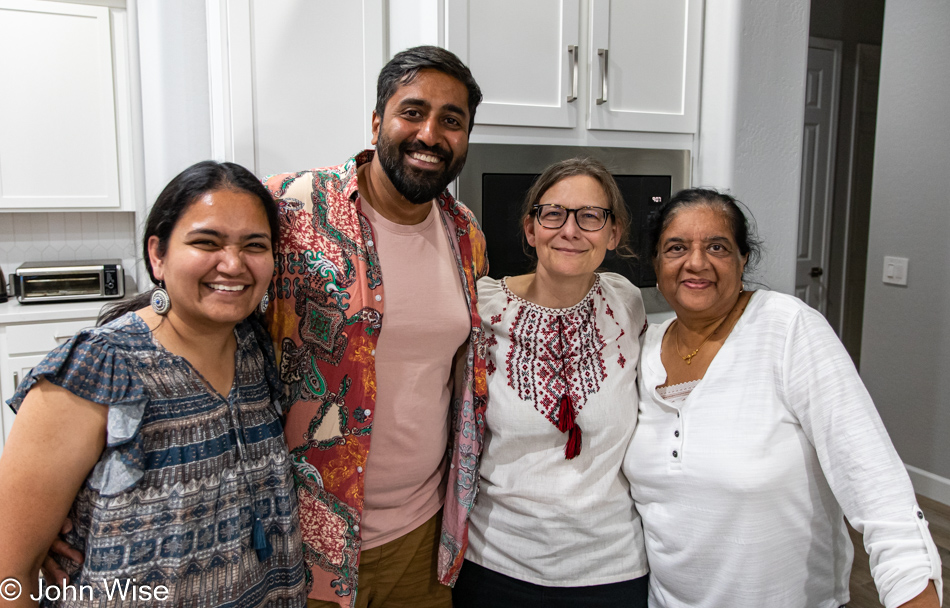 Rinku Shah, Jay Patel, Caroline Wise and Sonal Patel in Phoenix, Arizona