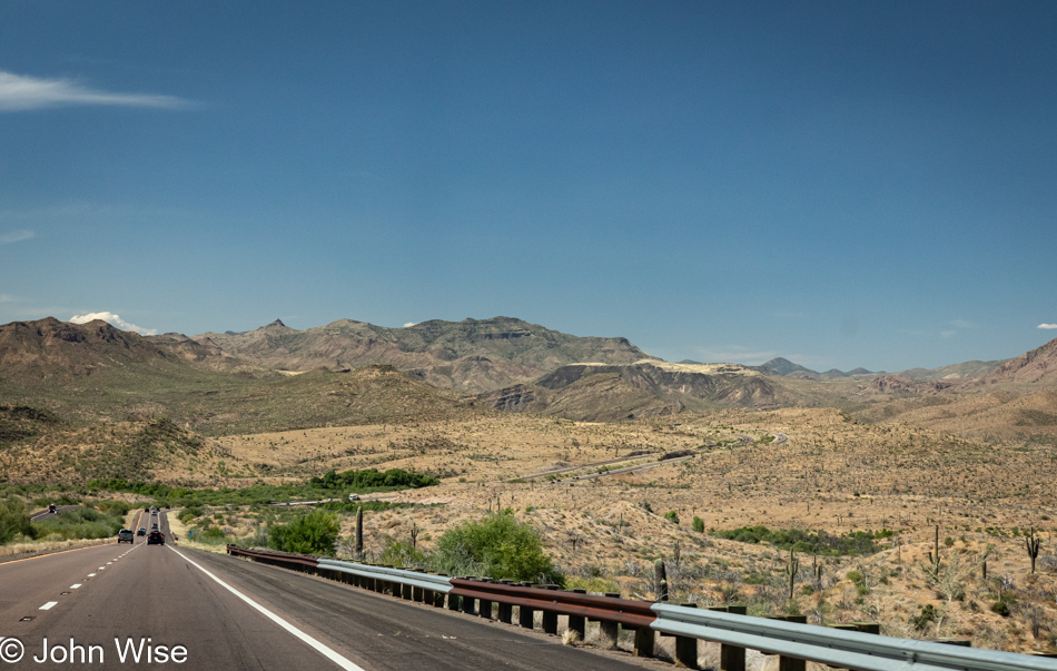 Arizona Route 87 south of Payson, Arizona