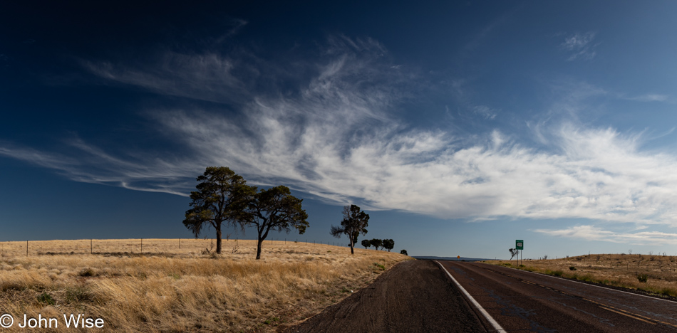 Arizona Route 377 north of Aripine, Arizona