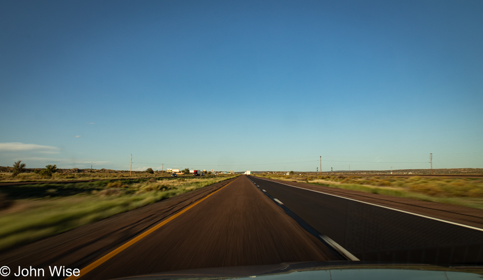 Interstate 40 east of Holbrook, Arizona