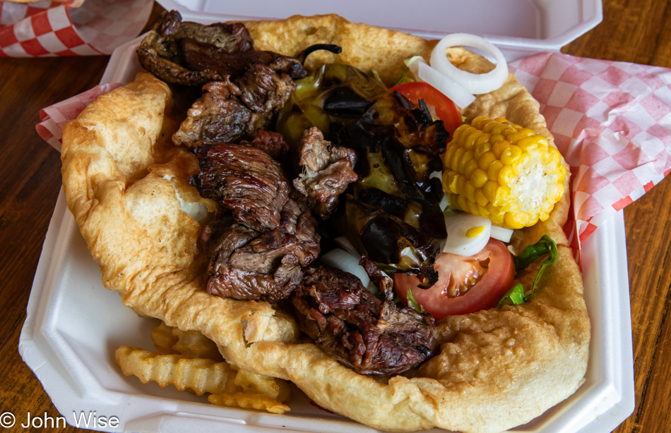 Roast Mutton Sandwich in Window Rock, Arizona