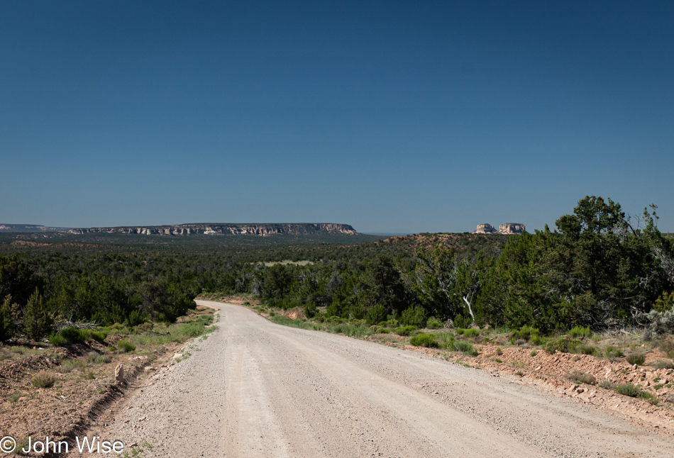 Smooth Mountain Road near Chi Chil Tah, New Mexico