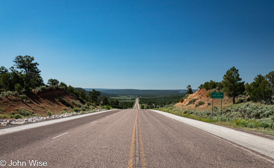 New Mexico Route 602 near Zuni, New Mexico