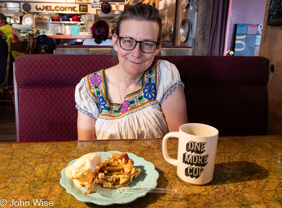 Caroline Wise at Pie Town, New Mexico