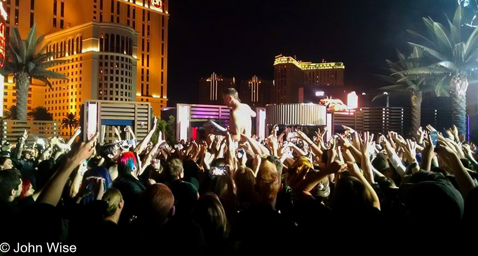 Ninja from Die Antwoord in Las Vegas, Nevada