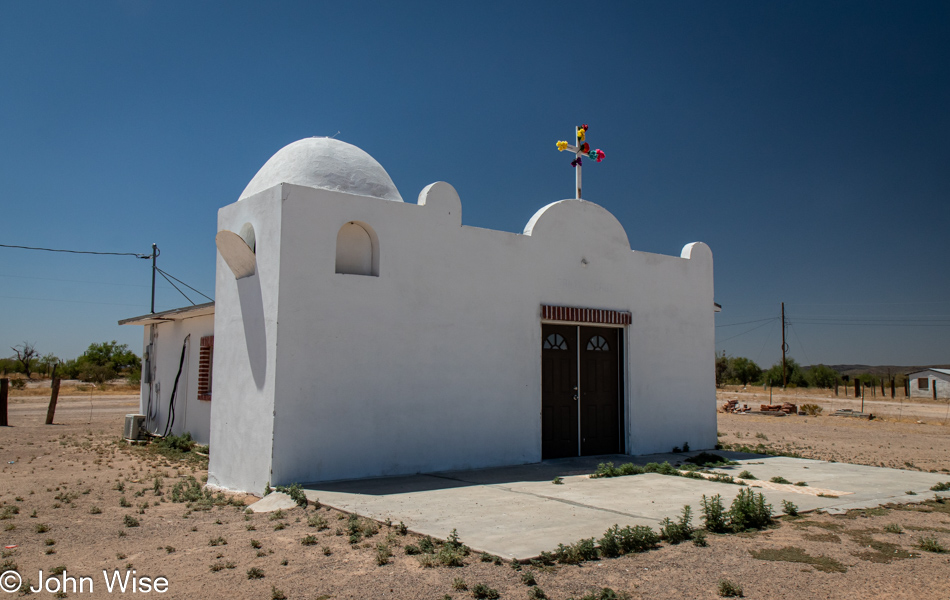 Catholic Chruch in Hadaison Wo'o on the Tohono O'odham Nation in Arizona