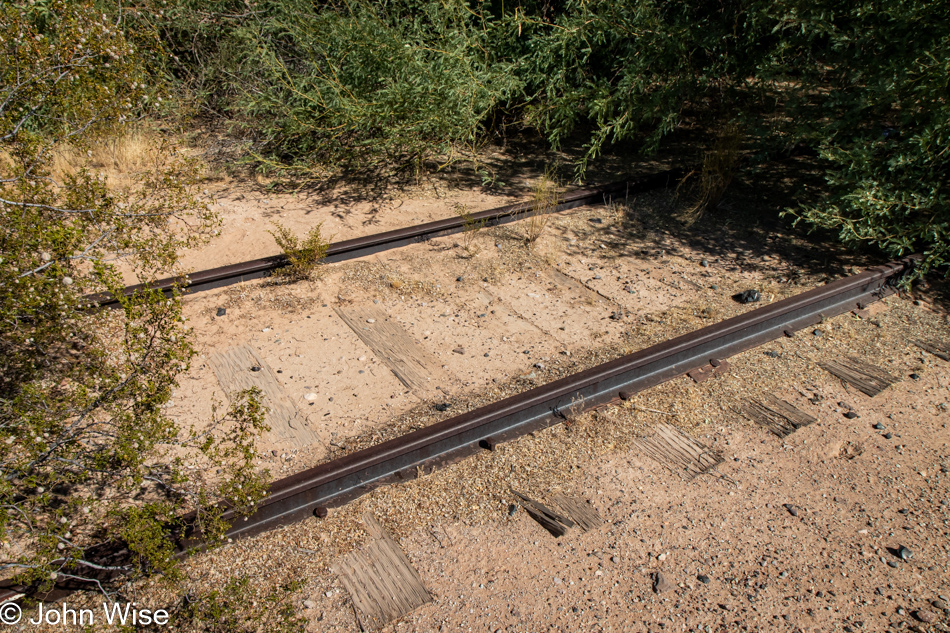 Old Railway Track through Barry M. Goldwater Range near Gila Bend, Arizona