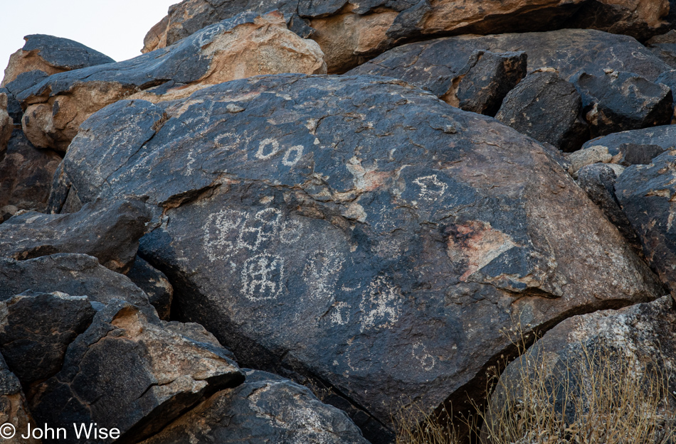 Petroglyph Mountain in Ak-Chin Indian Community, Arizona