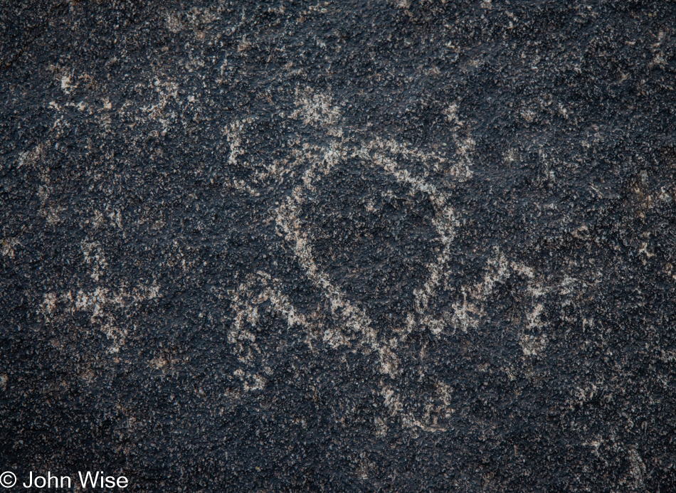 Petroglyph Mountain in Ak-Chin Indian Community, Arizona