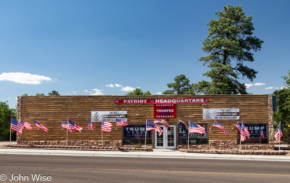 Trump Supporters in Show Low, Arizona