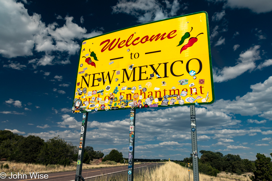 New Mexico State Line on U.S. Route 60